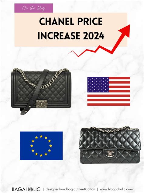 2024 chanel price increase|chanel woc price 2024.